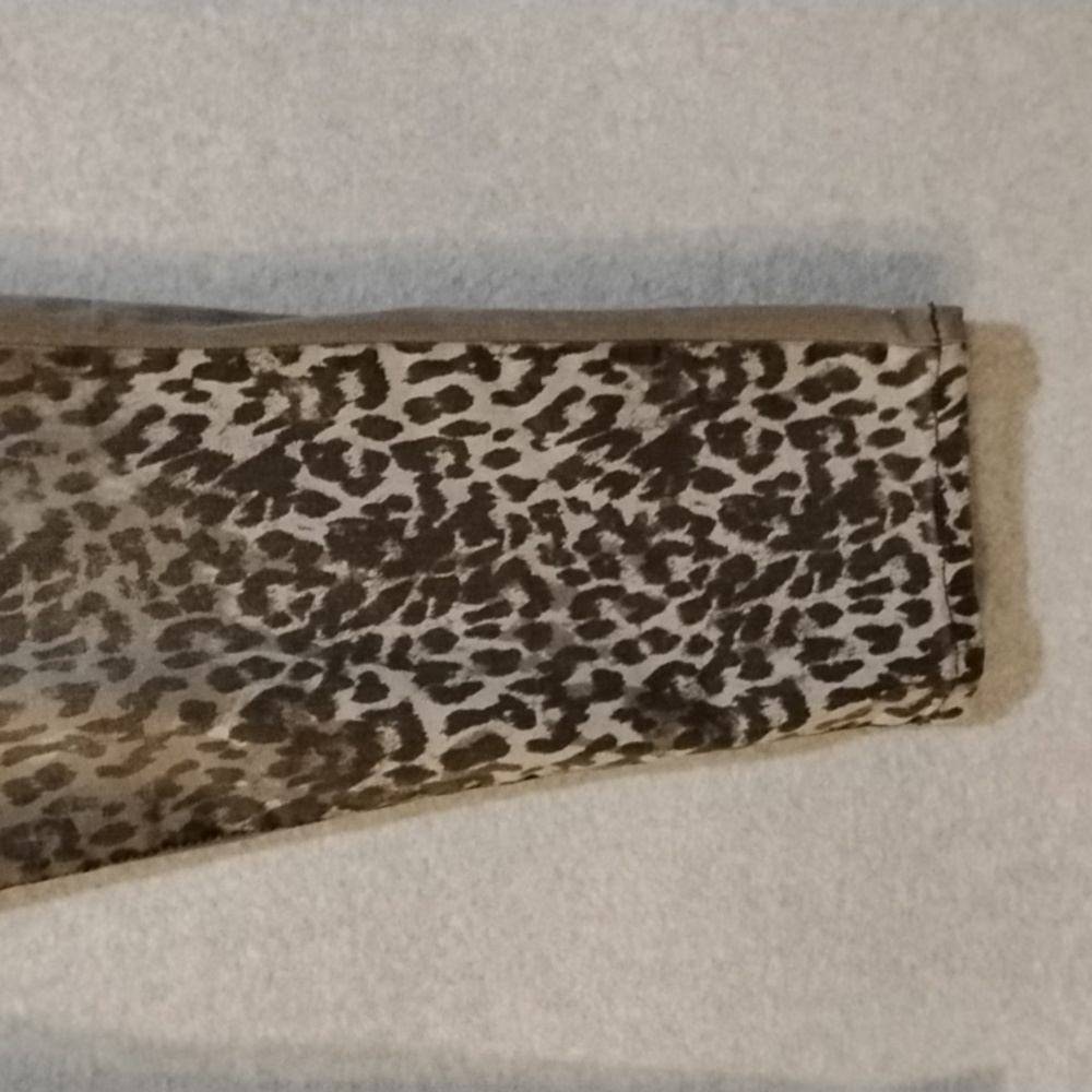 DG Brown Leopard Print Strech Jeans Size20PW - Picture 3 of 9